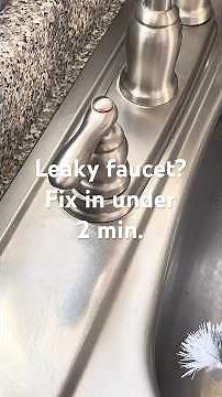 Leaky faucet fix!