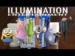 ILLUMINATION ALL THE STUDIO MOVIES Blu-ray DVD COLLECTION ALL Illumination Movies Collection