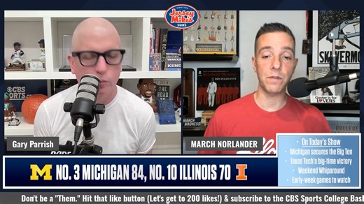 Michigan essentially locked up a No. 1 seed after its win against Illinois. | CBS Sports