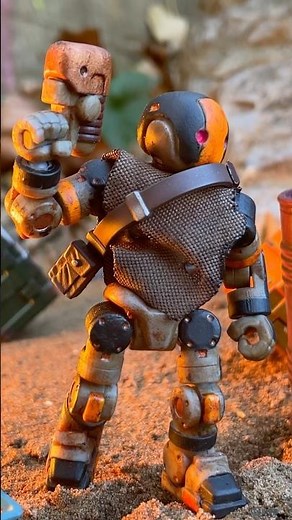 Amazing 3D printed ACTION FIGURES- Artron and Mokubot by Desktop Vandals #3dprinting #actionfigures