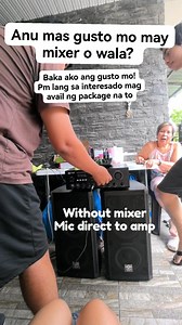86K views · 912 reactions | 16,500 Mini Sounds pambahay 2pcs. Dual D8 Speaker 1pc. Mini 4 mixer 1pc. Wired mic 1pc. Amplifier Free cables Free delivery basta malapit ka lang Free installation and tutorial | Dean Daily Vlog | Facebook
