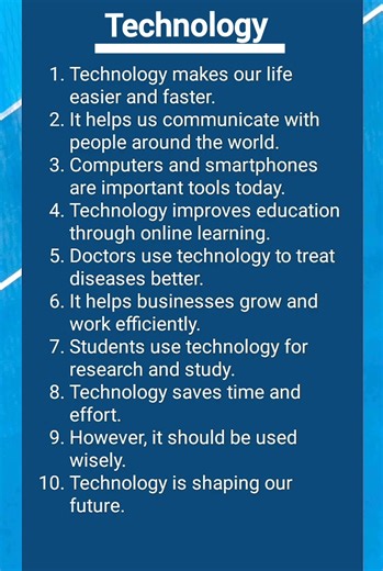 Essay on Technology#shorts#youtubeshorts #technology#tech#science #internet #essay #innovation