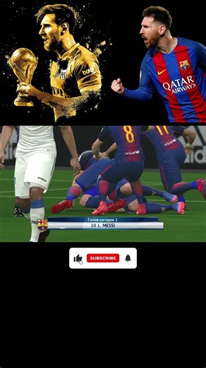 The Goalkeeper's Face Says It All 😱🔥 Messi PES 2017