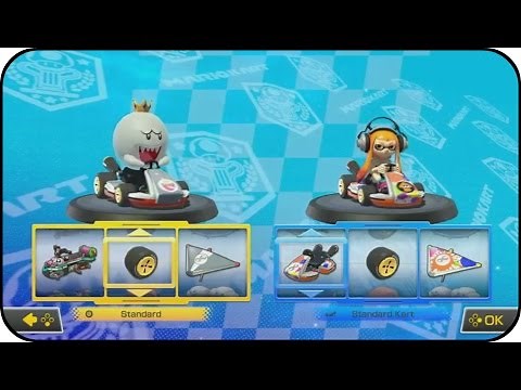 Mario Kart 8 Deluxe - Inkling Girl & King Boo Gameplay (Nintendo Treehouse)