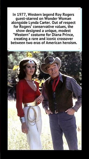 Wonder Woman Goes West: Lynda Carter and Roy Rogers (1977) 🤠