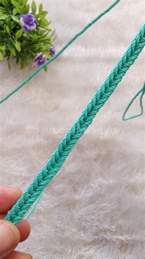 crochet thread into rope 😁 #crochet #tutorial #rope #inspiration #handmade