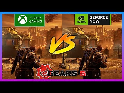 GEARS 5 - GeForce NOW vs Xbox Cloud Gaming - 1080P 60 FPS Comparison
