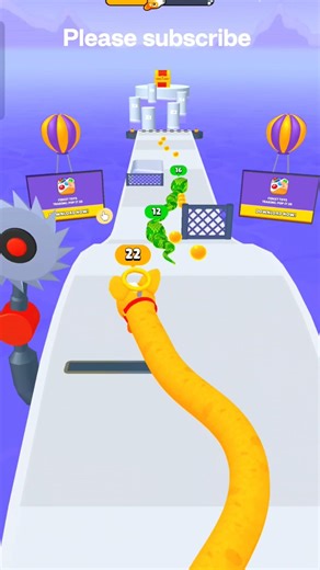 snake run 3d game part 107 #games #snake