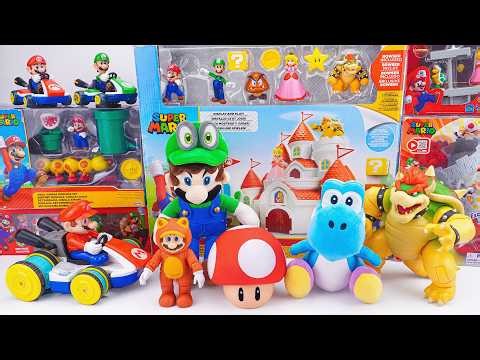 Super Mario Bros Unboxing Toys Review ASMR 🏰 Nintendo Mushroom Kingdom Castle Playset 🍄 Lego Bowser
