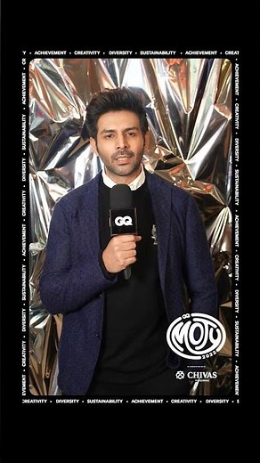 Kartik Aaryan at #GQMOTY2022