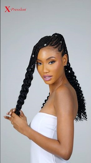 Feel the transformation that comes with using X-Pression Agege Braid, it's simply elegant #xp4you