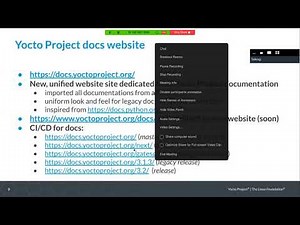Yocto Project Documentation migration to Sphinx by Nicolas Dechesne