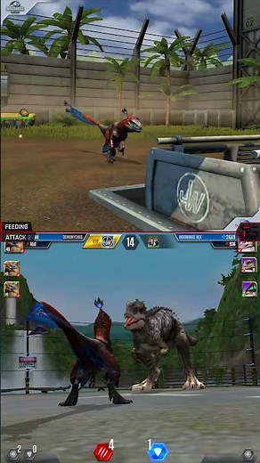 DEINONYCHUS ALL EVOLUTION & ALL ANIMATION | Jurassic World The Game