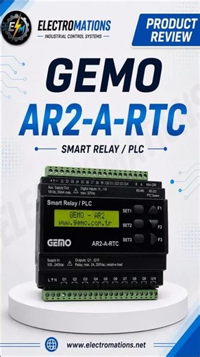 AR2-A-RTC Smart Relay | GEMO PLC