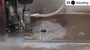 TCI Cutting, Spain, offers a variety of waterjet machines including compact, standard, modular and combination waterjet/plasma format tables. @TCIcutting has partnered with KMT Waterjet, by integrating the TCI waterjet machines with UHP waterjet pumps and cutting nozzles from KMT, including the PRO Series 90,000psi/6.200bar pump or the Streamline SL-VI 60,000psi/4.100bar intensifier pump. KMT. Powering the World in waterjet system solutions and support services. https://bit.ly/2RSHQov �#tcicutti