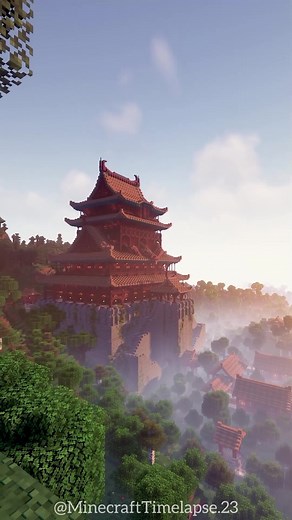 Minecraft Timelapse no TikTok