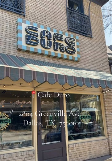 📍Cafe Duro 2804 Greenville Ave Dallas, TX 75206 #cafeduro #greenville #dallastx #bananahorchatamatcha