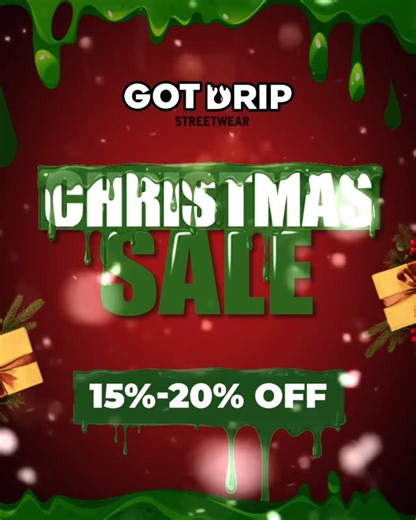 Got Drip Southfield on Instagram: "15%-20% Off The Entire Store Until Christmas Day🎄💧"