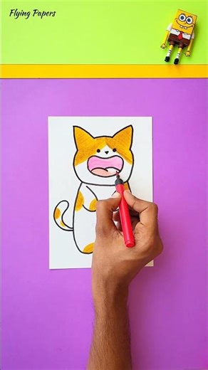 Magical cat , how to make paper magic toy , problem solving paper toy , DIY paper printer