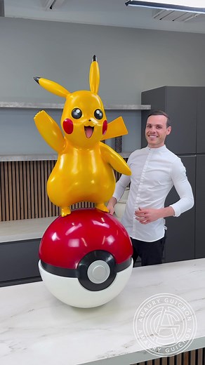 Chocolate Pikachu! Gotta eat ‘em all! 🍫 which Pokémon should I do next? #amauryguichon #chocolate #pokemon