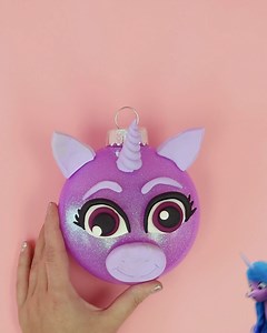 8.9M views · 44K reactions | Make Izzy 濾 proud this Christmas with this extra crafty, super sparkly #MyLittlePonyANewGen bauble to hang on your tree  | My Little Pony | Facebook