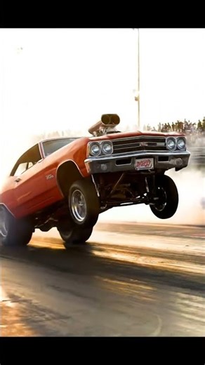 Wheelie #Chevelle #Chevy #dragrace #chevrolet #dreamtrackai #blower #supercharged #V8 #454
