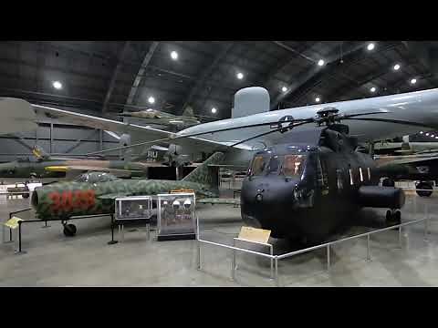 Drone Flight Through HH-3E "Jolly Green Giant" and CH-3E "Black Mariah"