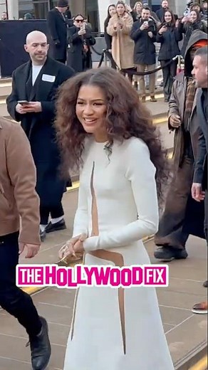 Zendaya Stuns In A Futuristic White & Gold Gown At The 'Dune 2' Premiere In New York, NY