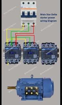 Star Delta Main Power Connection#shortvideo