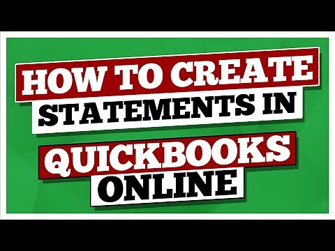 How to Create Statements with this QuickBooks Online Tutorial