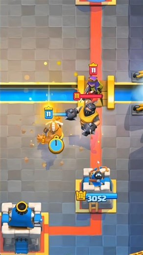 Archer Queen & Mega Knight vs Monk #clashroyale #bouncingball