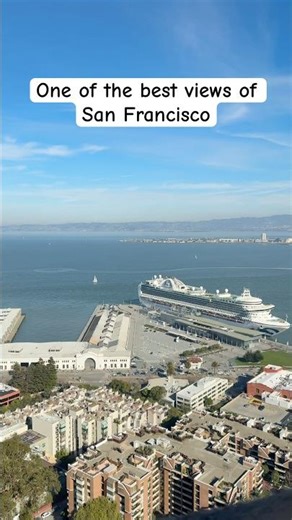 View of San Francisco from Coit Tower #sanfrancisco #shorts #cityview
