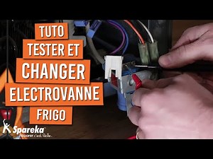 How to test and change a refrigerator solenoid valve