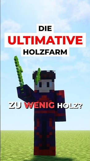 Die KLEINSTE HOLZFARM in Minecraft! Design von ‪@maxxcrafter‬