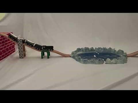 Wooden Polar Express Ice - Stop Motion