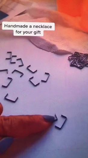 Handmade Geometric Necklace Making Process