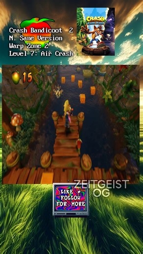 Crash Bandicoot 2 Remake Level 7: Air Crash Playing as Coco for a change. Surfing the rivers on the jet board trying not to get sucked into the whirpools The N. Sane version of crash 2 a game so good they had to remake it so a whole new generation would be able to experience the greatness #gaming #retro #videogame #retrogaming #reelsfbシ #fbreels #love #fb #flashback #clips #gameplay #retrogames #nostalgia #fypシ #instagood #childhood #fyp #crash #crashbandicoot #secret | Zeitgeist OG