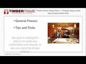 Timber Frame House Plans - 5 Simple Steps to Getting Your Own Custom Home Plans
