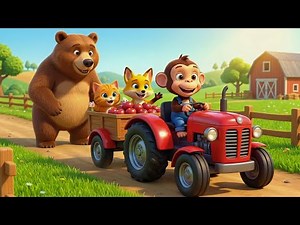 Baby Monkey Is Rescued From Danger and Then Harvests Apples With Friends | A Fun Adventure