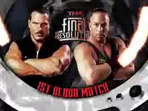 TNA Final Resolution 2010 Official Match Card (HQ)