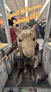 Spirit Halloween 2025 Full Subway Setup Walkthrough | Animatronics & Haunted Display