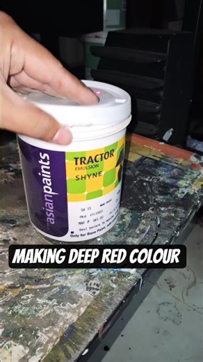 Making Perfect red color | In Tractor Emulsion paint