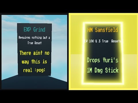 UTMM: Calamity Exp Grind, HM Sansfield