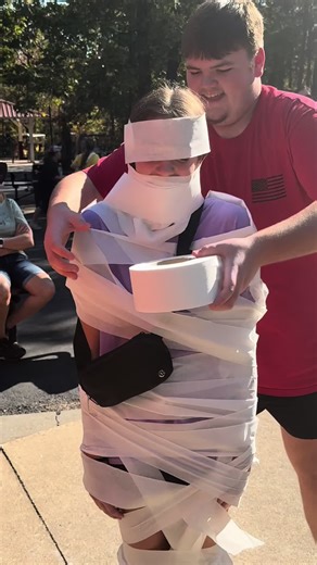 Mummy Wrap Challenge Highlights - Halloween Fun