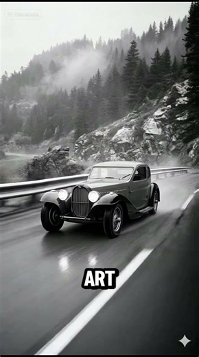 The Rolling Masterpiece: 1934 Bugatti Type 57 #classiccars