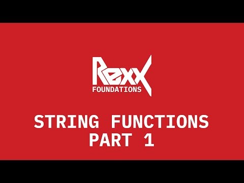 Understanding String Functions in REXX - Part 1