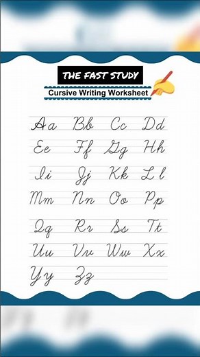 cursive writing a to z | how to write cursive handwriting | a to z cursive writing |