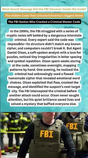 What Secret Message Did The FBI Discover Inside The Code #shorts