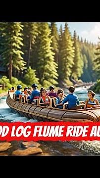 Silverwood Log Flume Ride August 2021