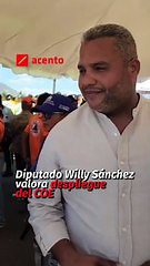 Diputado Willy Sánchez valora despliegue del COE